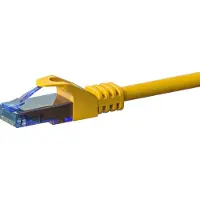 Dsit CAT6a câble réseau 100% cuivre - U/UTP - 1,50 mètres - jaune