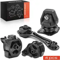 Frankberg 2x Support Moteur + 1x Support de Boîte de Vitesses + 1x Support de Butée d'Effort Avant et Arrière pour Honda Accord 4 CB