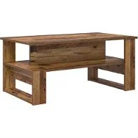 vidaXL Table basse en vieux bois 90 x 50 x 40 cm Bois composite