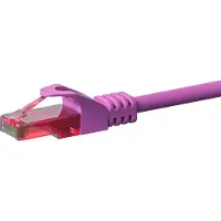 Dsit Câble réseau CAT6, U/UTP, 7,5 mètres, rose, 100% cuivre