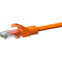 Dsit Câble réseau CAT 5e U/UTP - 10 mètres - orange - CCA