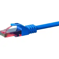 Dsit Câble réseau CAT6 100% cuivre - U/UTP - 7,5 mètres- bleu