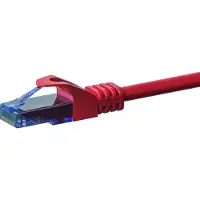 Dsit CAT6a câble réseau 100% cuivre - U/UTP - 1,50 mètres - rouge