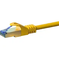 Dsit CAT 6a câble réseau LSOH - S/FTP - 1,50 mètre - jaune