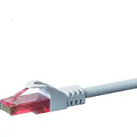 Dsit CAT6 câble réseau, U/UTP, 10 mètres, blanc, 100% cuivre (DC-62-100)