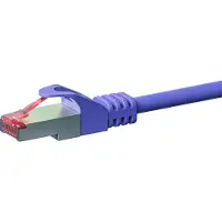 Dsit Câble réseau CAT 6 LSOH - S/FTP - 3 mètres - violet