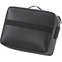 INF Sac à documents ignifuge, trois couches avec serrure Le noir