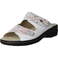Hickersberger Milano : chaussures de ville pour femmes, sandales, semelle intérieure blanche, style décontracté