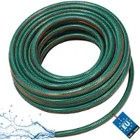 KOTARBAU Tuyau Arrosage PVC 20 m 1 Pouce Vert Orange Tuyau D'Arrosage Jardin Renforcé Flexible Durable 4 Couches