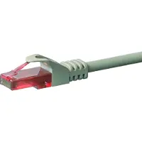 Dsit CAT6 câble réseau, U/UTP, 50 mètres, gris, 100% cuivre (DC-61-500)