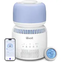 Levoit LEH-B381S-WEU humidificateur Naturel 3,8 L Bleu, Blanc 19 W