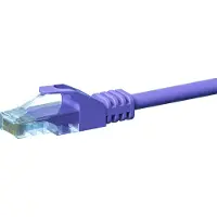 Dsit Câble réseau CAT 5e U/UTP - 7,50 mètres - violet - CCA