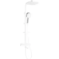Mexen CQ33 colonne de bain avec mitigeur thermostatique, blanc / chrome (779103395-21)