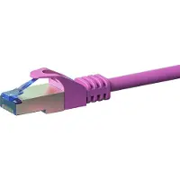 Dsit CAT 6a Netzwerkkabel LSOH - S/FTP - 0.50 Meter - Rosa