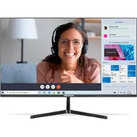 Medion P52218 (MD 20150) 54,6 cm (22 pouces) écran large Full HD (FHD, 16:9, HDMI, VGA, anti-scintillement, anti-glare, anti-lumière bleue, menu multilingue) noir