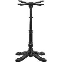 Stema Base en fonte pour table SH-5051, pour bureau, hôtel, restaurant, dimensions 37x37x72,5 cm, noir