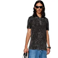 Diesel Smith Short Sleeve Polo Gris S Homme