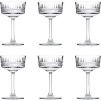 Pasabahce Elysia 440436 Golden Touch Flûtes à champagne, set de 4, 260 ml