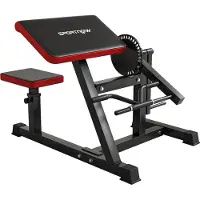 SPORTNOW : Machine à flexion des biceps/triceps avec siège réglable sur 5 positions