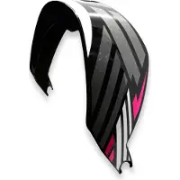 Nolan Spoiler arrière aérodynamique noir brillant X-804 RS U.C Spectre 21 casque
