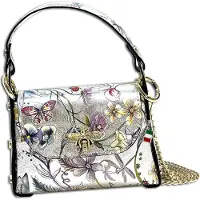 Florence Sac bandoulière argent