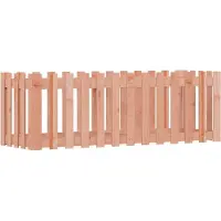 vidaXL Lit surélevé design clôture à lattes 150x50x50 cm bois massif douglas