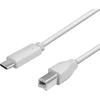 Ginza.se CU0161 câble USB USB 2.0 2 m USB C USB B Gris