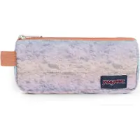 JanSport trousse à crayons Basic Accessory Pouch Coton Candy Clouds orange rose