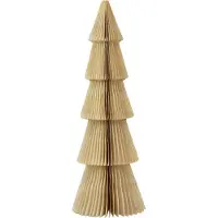 Viana Papier Décoration de sapin de Noël Crème Or 30cm
