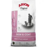 Arion Original Adult Medium Salmon &amp; Rice - Saumon &amp; riz pour chiens adultes de races moyennes - 3 kg