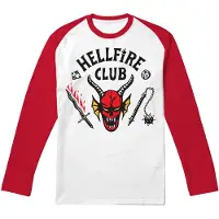 Stranger Things T-shirt manches longues de - Hellfire Club - S - XXL - pour Homme - multicolore - Taille L