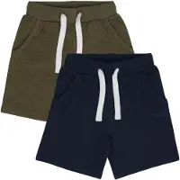 Minymo Pantalon ' MIBoys 2er-Pack ' bleu foncé / kaki