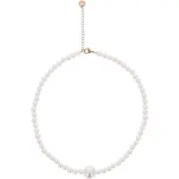 Gaya Bracelet or rose / blanc perle