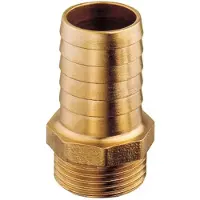 PLASTIMO Straight Hose Connector Doré 1 1/2´´