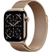 Apple Watch Series 11 GPS + Cellular - 42mm Gold Titanium - Milanese Loop