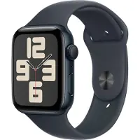 Apple Watch SE 2024 44 mm Minuit Bracelet Sport M/L