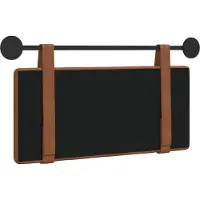 vidaXL Tête de lit suspendue, marron,Polyuréthaneaspect vieilli