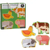 Petit Collage Premier puzzle animaux de la ferme