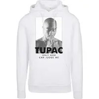 Mister tee Sweat-shirt '2Pac Prayer' gris / noir / blanc
