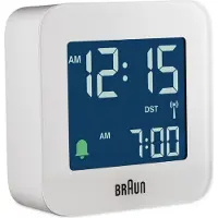 Braun BC 08 W-DCF Réveil radio multibande blanc