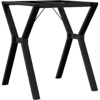 vidaXL Châssis de table de salle à manger en forme de Y 60x60x73 cm Acier