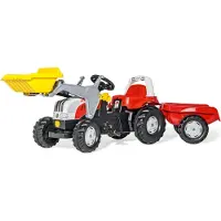 Rolly Toys Traktor Steyr CVT 6165 Trettraktor mit Anhänger von 2,5 bis 5 Jahren
