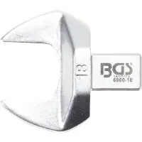 Bgs Clé à fourche 18 mm Logement 9 x 12 mm - 6900-18