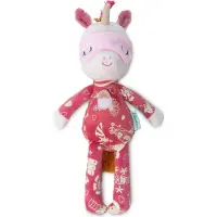 Lilliputiens Lena, doudou de nuit rose Rose, taille unique