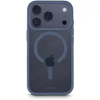 Hama Handyhülle "Frame Protect" f. iPhone 17 Pro, magnetisch, durchsichtig, Blau (Apple iPhone 17 Pro), Coque pour téléphone portable, Bleu, Transparent