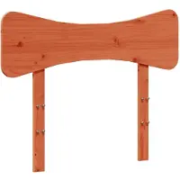 vidaXL Tête de lit brun cireux 100 cm Pin massif