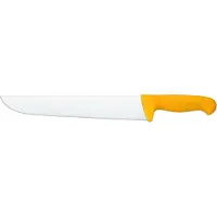 Arcos Couteau de boucher couleur - Prof 291900 acier inoxydable nitrum et mangue ergonomique jaune lame en polypropylène et 30 cm de lame, vitrine