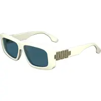 Victoria Beckham Lunettes de Soleil - - VB669S - Aviator - Blanc - Chic