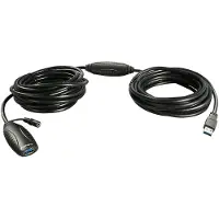 Lindy 43099 câble USB USB 3.2 Gen 1 (3.1 Gen 1) 15 m USB A Noir