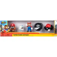 JAKKS Pacific - Zestaw 5 Figur Super Mario Bros 6,5 cm - Kolekcjonerskie Figurki